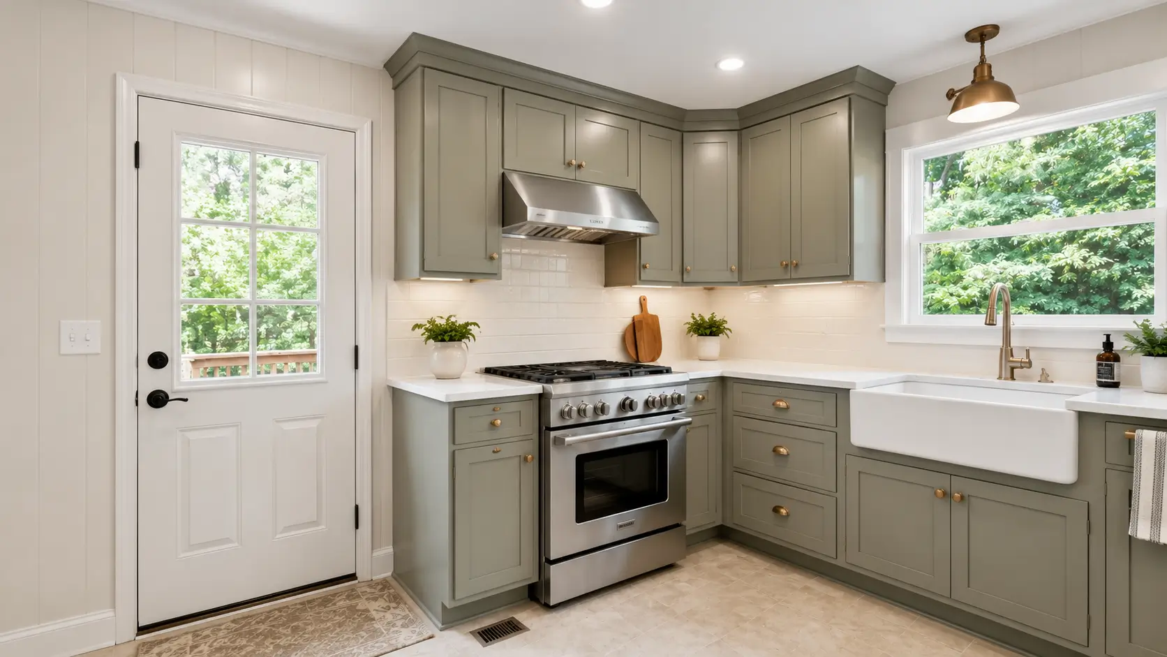 Renovated kitchen in a Beaufort County investment property funded with fix-and-flip and DSCR financing